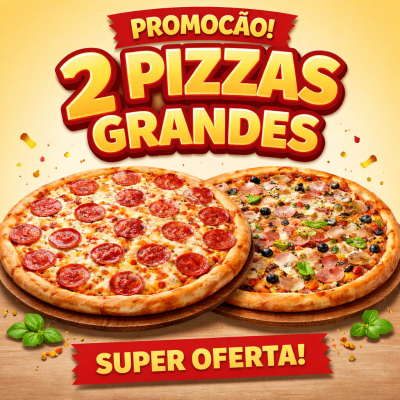 2 Pizzas Grandes Premium